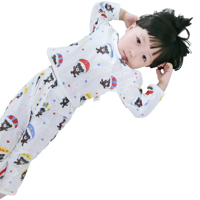 Children's Cartoon Hot Air Balloons Pajamas Pure Cotton - Image 5