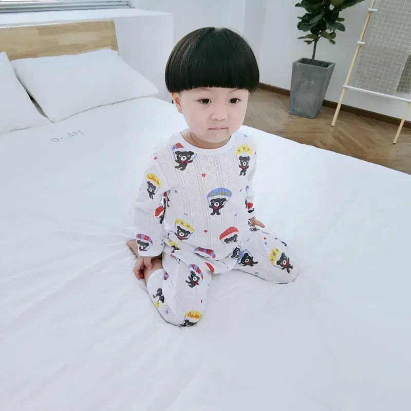 Children's Cartoon Hot Air Balloons Pajamas Pure Cotton - Image 7