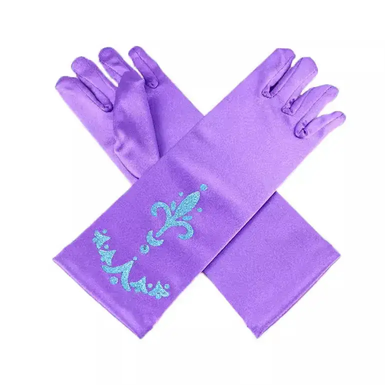 Frozen Crown Magic Wand Gloves Light Blue