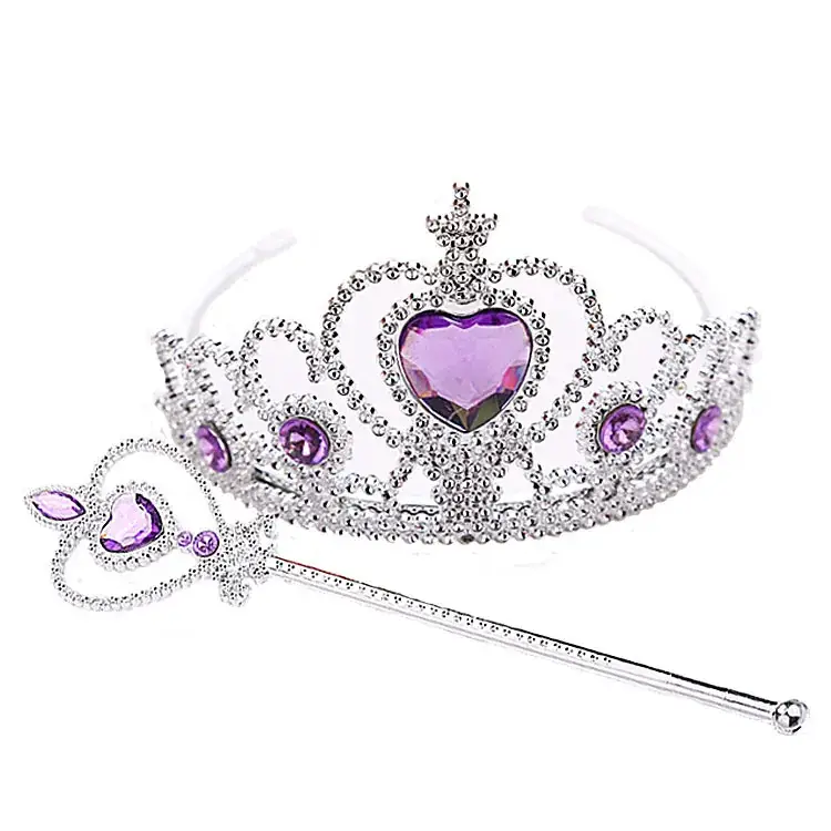 Frozen Crown Magic Wand Gloves Light Blue