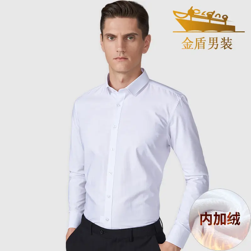 Men's Golden Shield Fleece Lined Slim Fit Shirt - Image 9