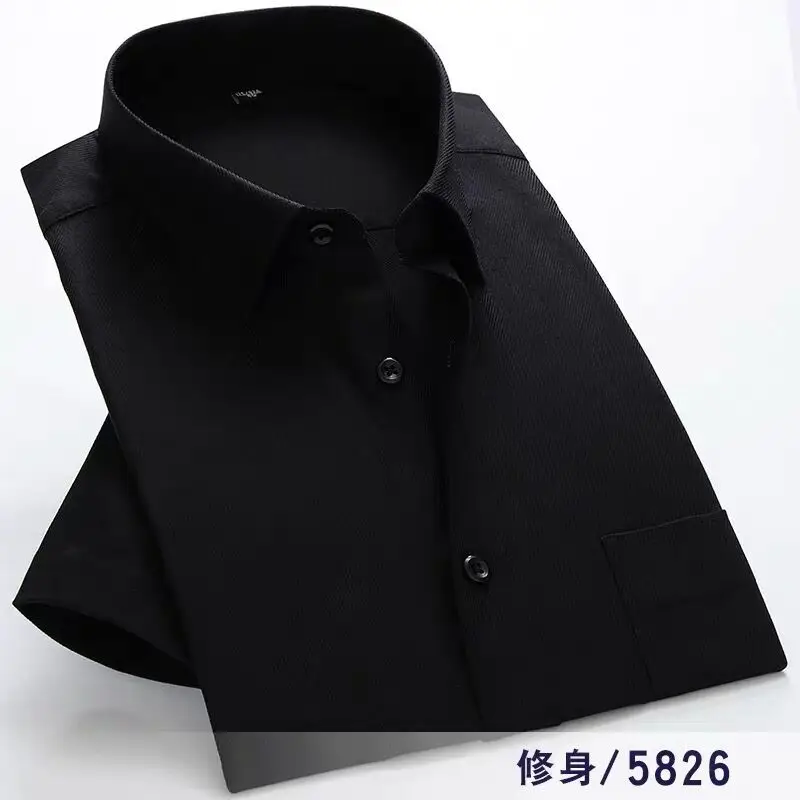 Men's White Slim Fit Button Down Shirt - Image 4