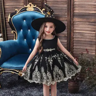 Red Embroidered Mesh Skirt Dress for Girls Wedding Party — feature 12