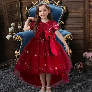 Pink Floral Mesh Kids Dress Large Bow — feature 8