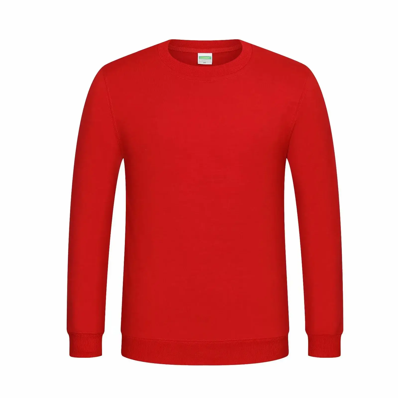 White New Spring Sweater Round Neck Thin