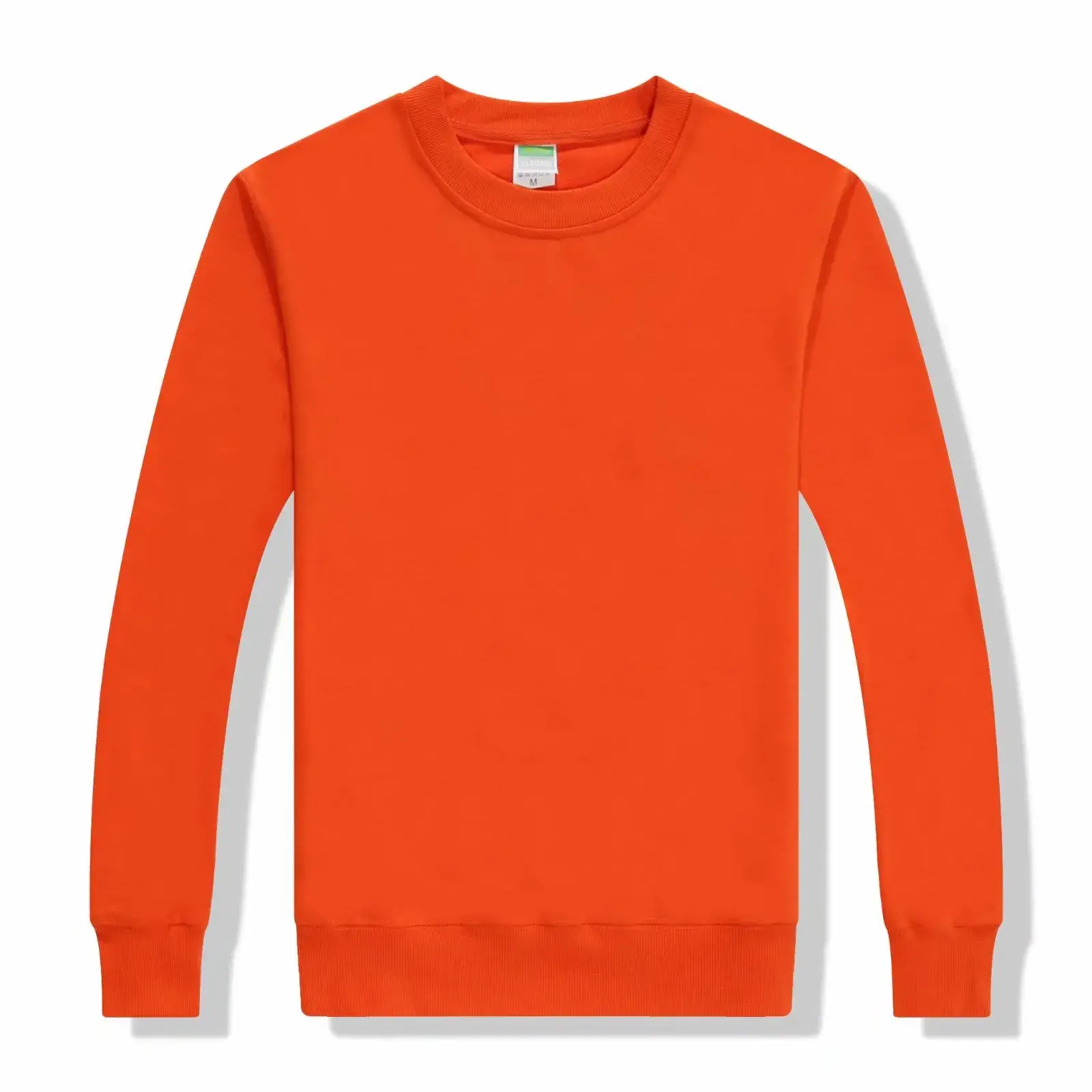 White New Spring Sweater Round Neck Thin