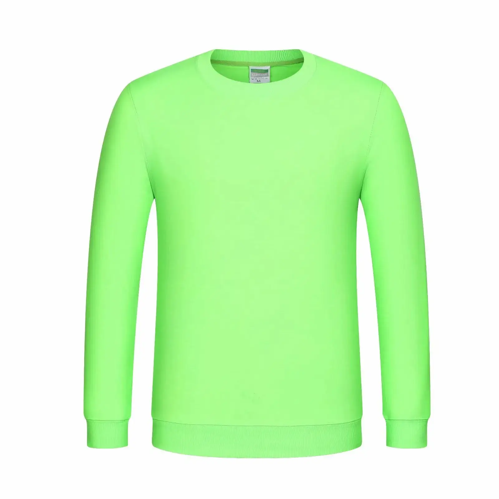 White New Spring Sweater Round Neck Thin