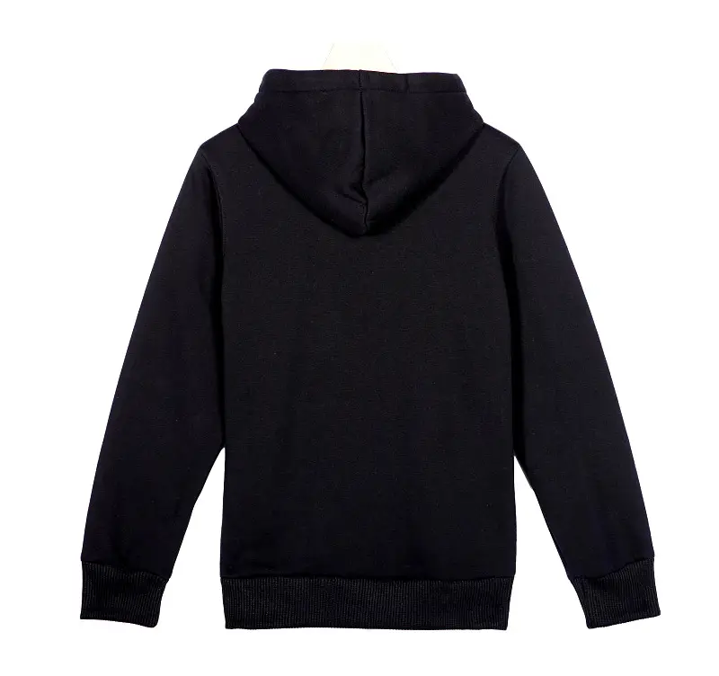 Blue Korean Style Hooded Sweatshirt for Men - Image 3