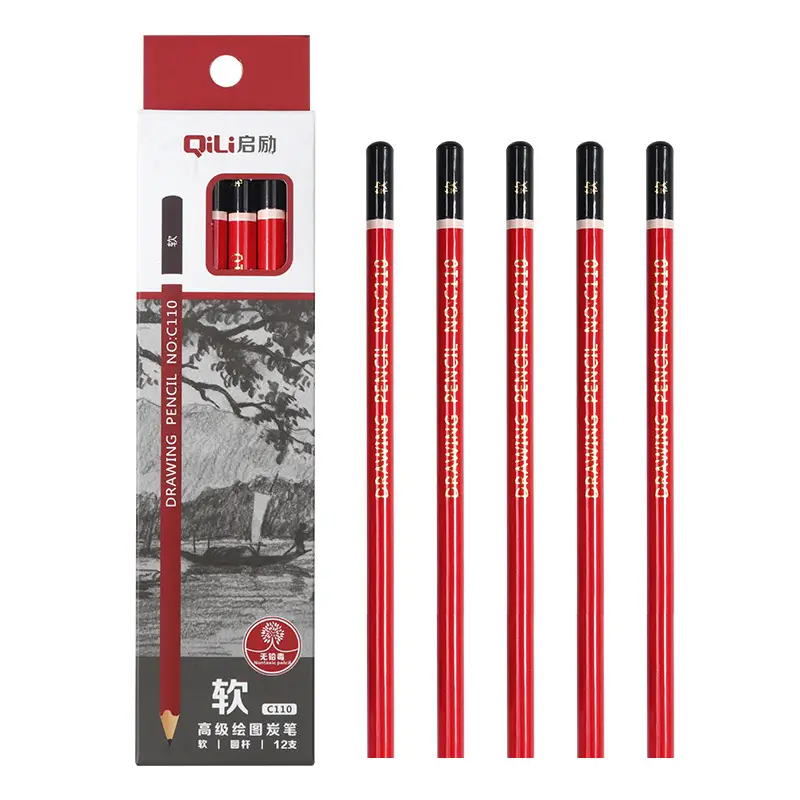 Sketch pencil art 2B pencil 2b a box of student painting 2h-14b log drawing sketch pen suit wholesale