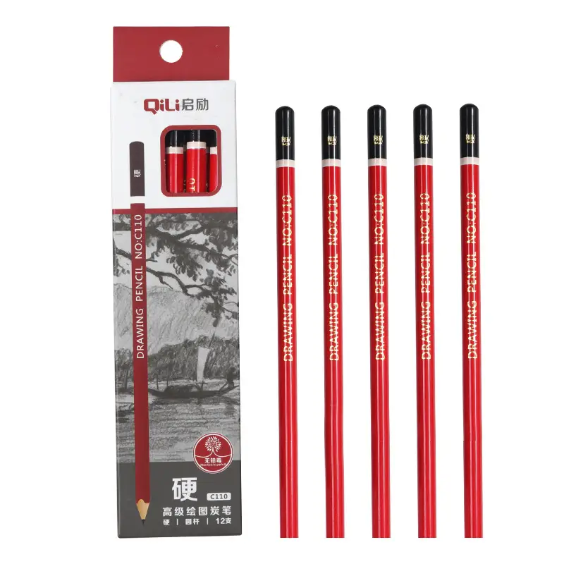 Sketch pencil art 2B pencil 2b a box of student painting 2h-14b log drawing sketch pen suit wholesale