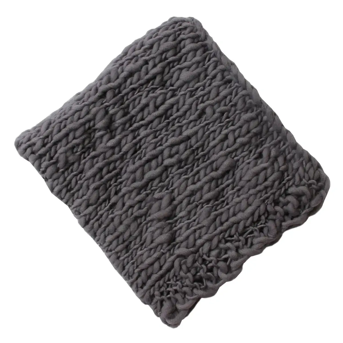 Newborn Photo Blanket Multi-Color Wool Thick Square - Image 3