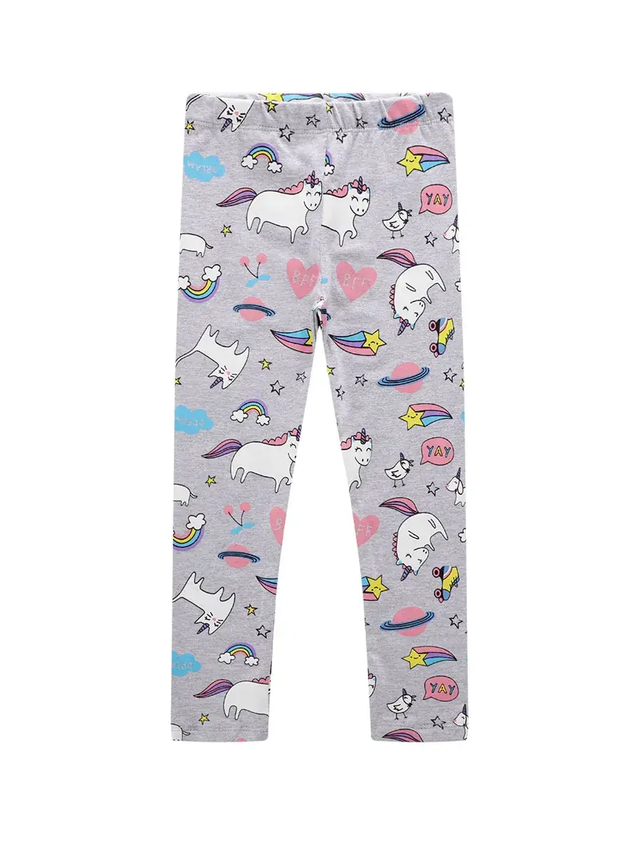 Girls' Rainbow Stripe Leggings Small Medium Spring - Image 6