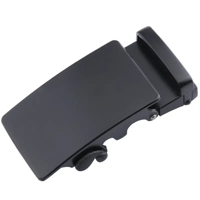 Men's Black Alloy Belt Buckle Set Gold Finish - Image 15