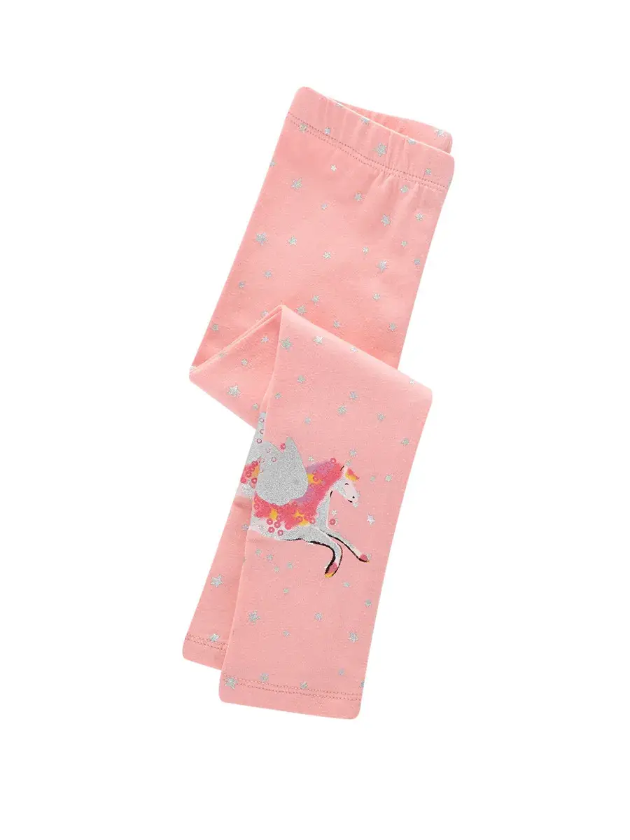 Pink Unicorn Girls Pants Spring Autumn Slim Fit - Image 3