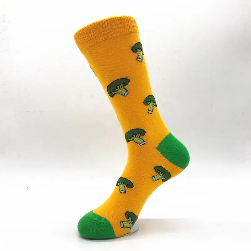 Trendy Men and Women Couple Trendy Socks Men's Long Tube Cotton Socks Animal Colorful Fruit Jacquard Socks happy socks