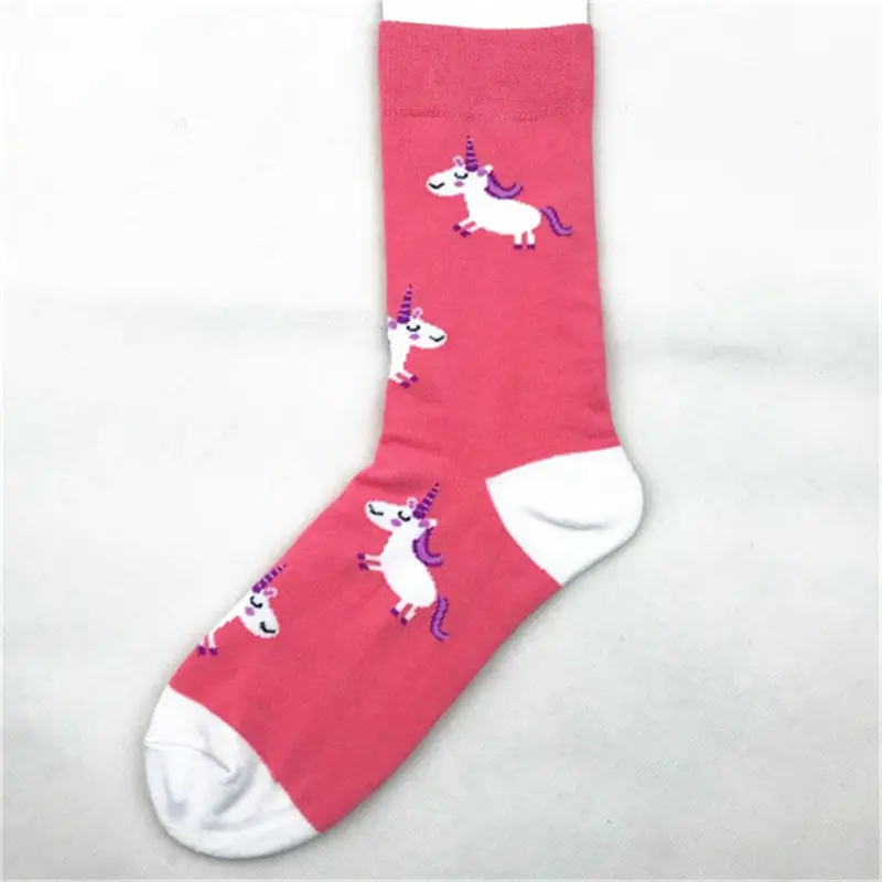 Trendy Men and Women Couple Trendy Socks Men's Long Tube Cotton Socks Animal Colorful Fruit Jacquard Socks happy socks