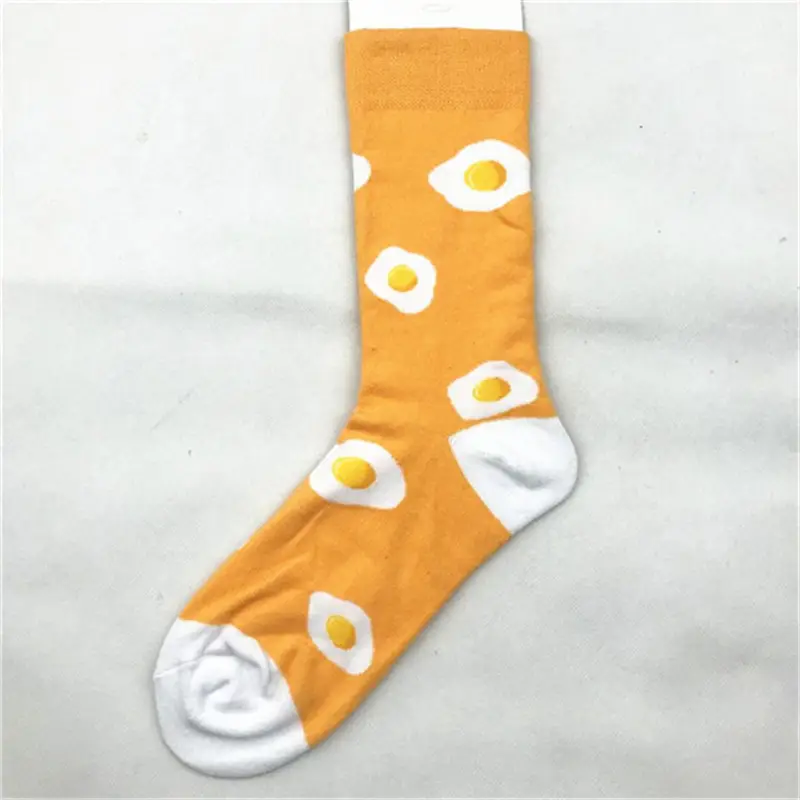 Trendy Men and Women Couple Trendy Socks Men's Long Tube Cotton Socks Animal Colorful Fruit Jacquard Socks happy socks