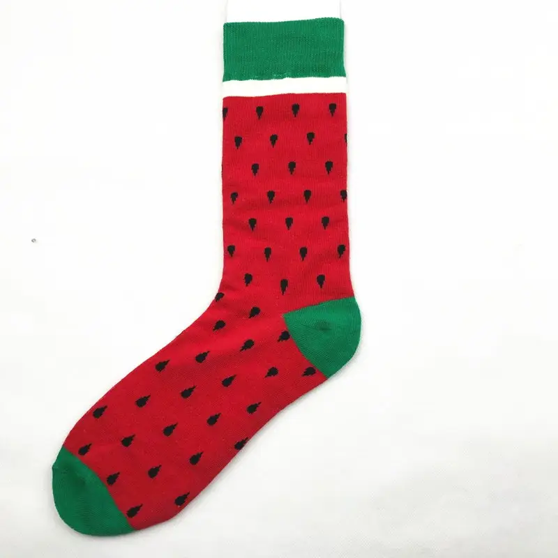 Trendy Men and Women Couple Trendy Socks Men's Long Tube Cotton Socks Animal Colorful Fruit Jacquard Socks happy socks