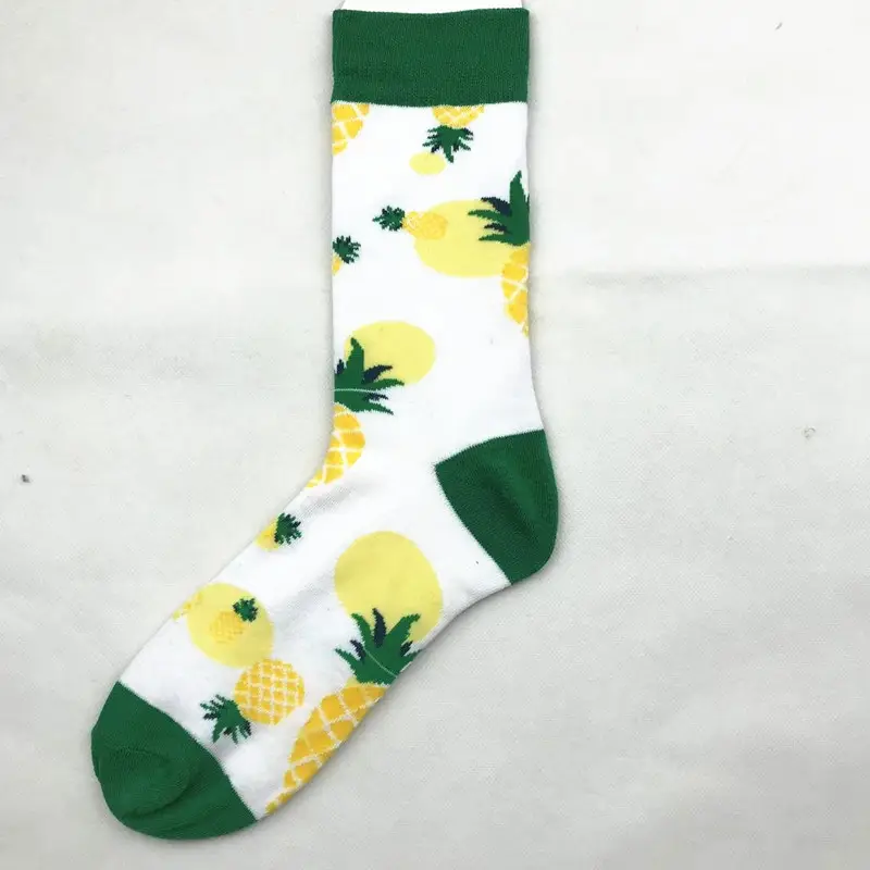 Trendy Men and Women Couple Trendy Socks Men's Long Tube Cotton Socks Animal Colorful Fruit Jacquard Socks happy socks