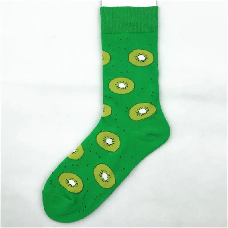 Trendy Men and Women Couple Trendy Socks Men's Long Tube Cotton Socks Animal Colorful Fruit Jacquard Socks happy socks