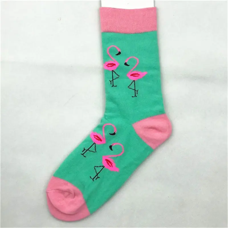 Trendy Men and Women Couple Trendy Socks Men's Long Tube Cotton Socks Animal Colorful Fruit Jacquard Socks happy socks