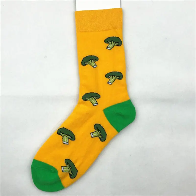 Trendy Men and Women Couple Trendy Socks Men's Long Tube Cotton Socks Animal Colorful Fruit Jacquard Socks happy socks