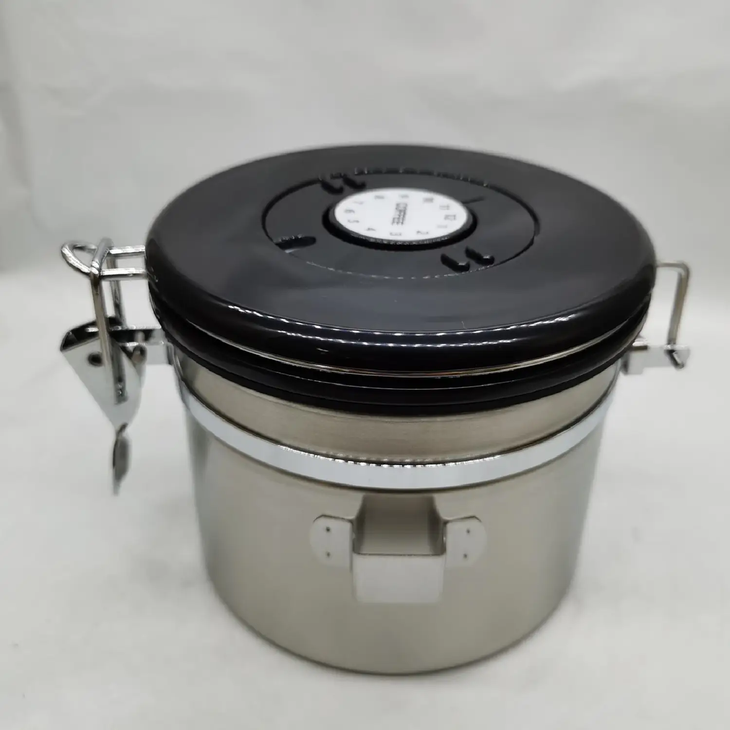 Stainless Steel Coffee Can with Exhaust Valve