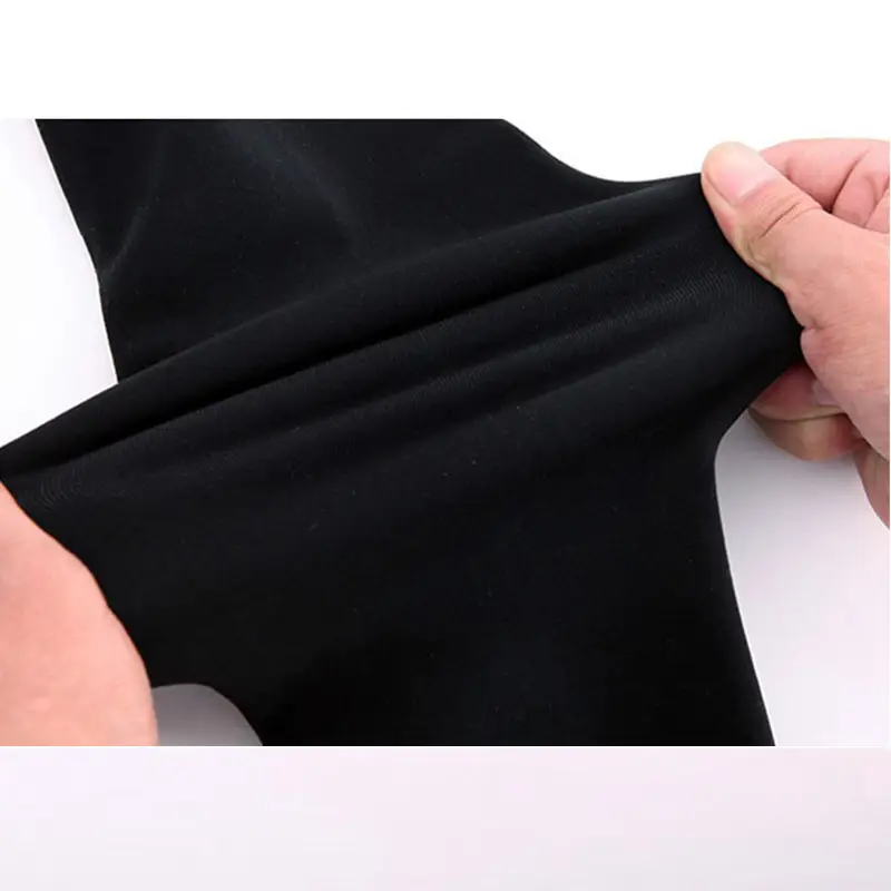 180g Plus Size Pearl Velvet Leggings Women's Fleece Lined Winter Warm Pants - Image 6