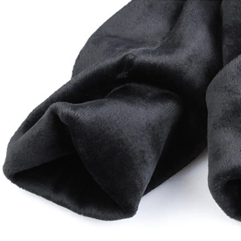 180g Plus Size Pearl Velvet Leggings Women's Fleece Lined Winter Warm Pants - Image 7