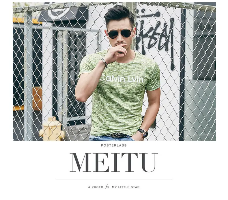2025 Men Printed T-Shirt Short Sleeve Summer Wear — feature 27