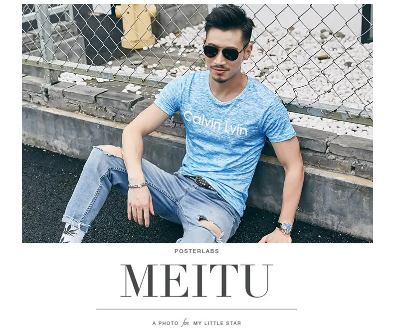 2025 Men Printed T-Shirt Short Sleeve Summer Wear — feature 32