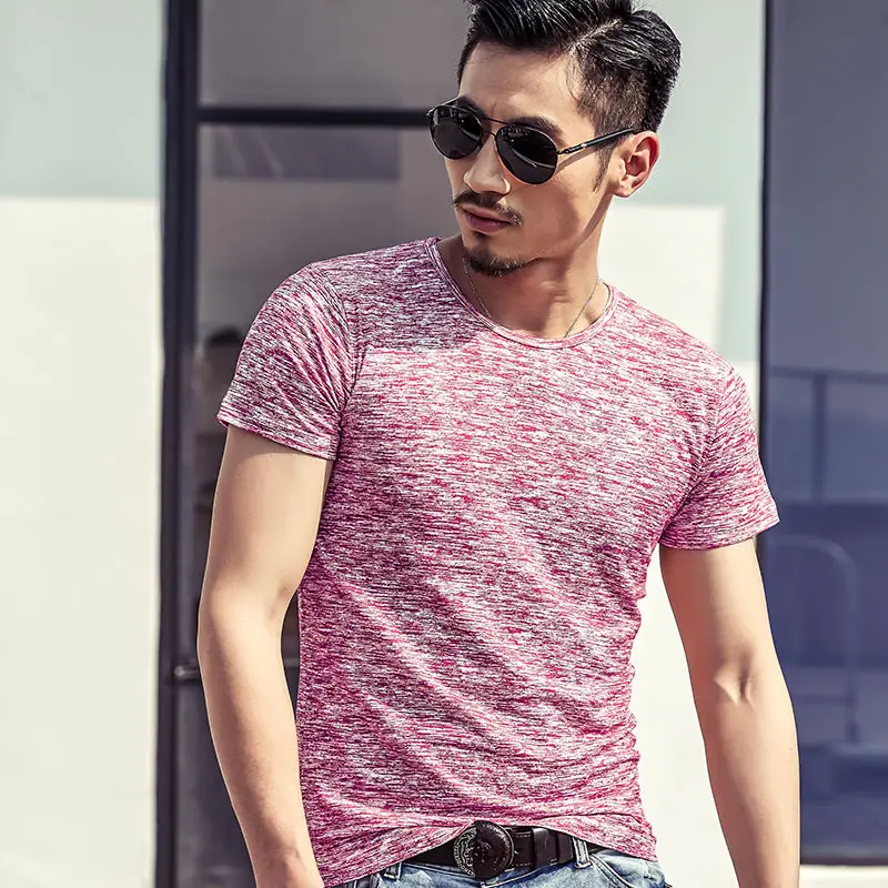 2025 Men Printed T-Shirt Short Sleeve Summer Wear