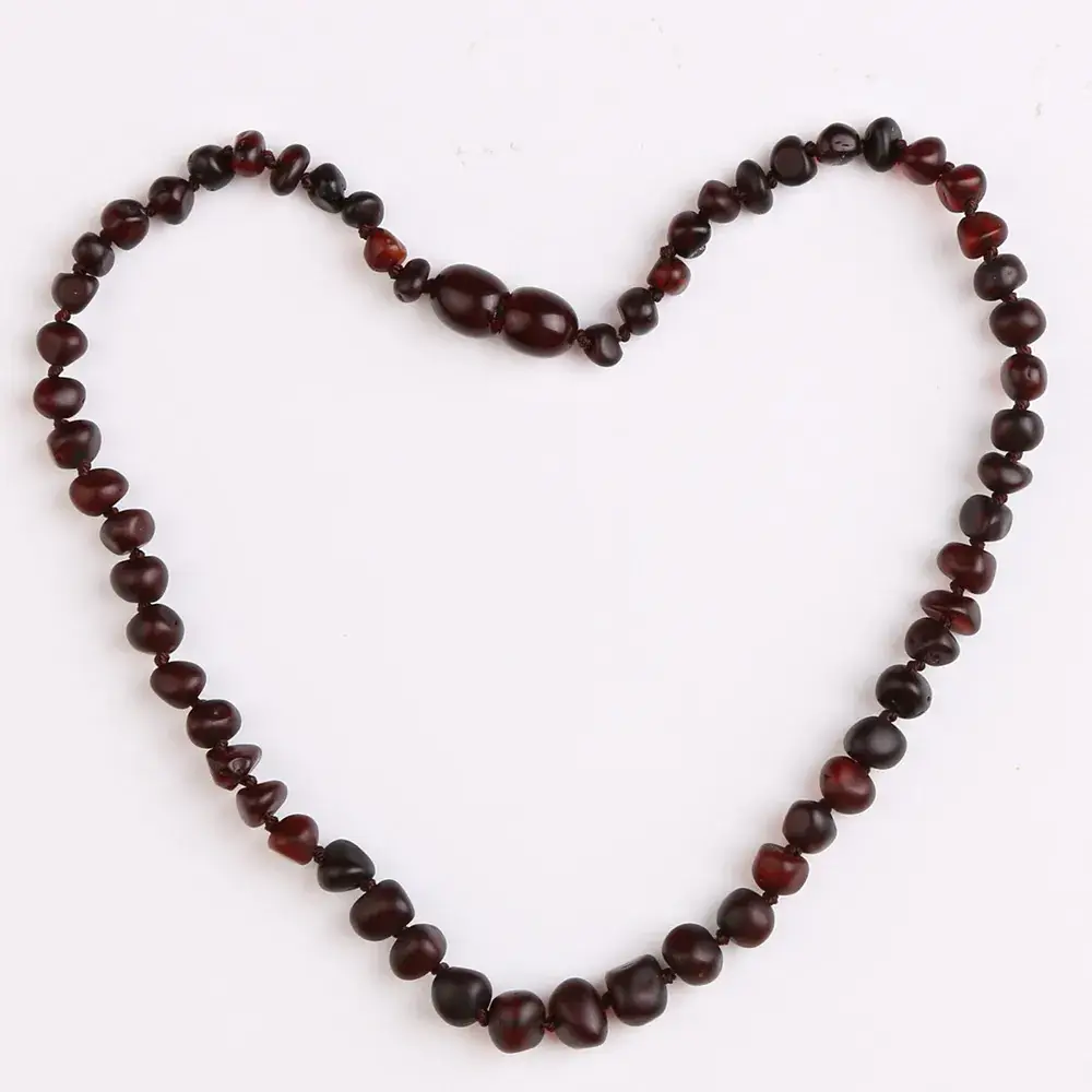 Baltic Sea Frosted Amber Necklace for Baby Gift - Image 10