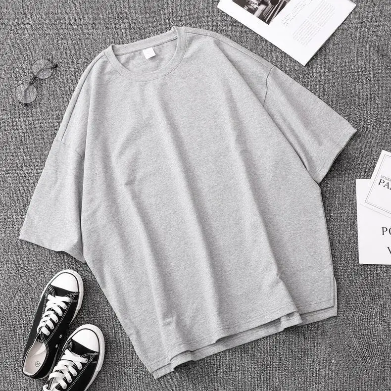 Men's Grey Loose Fit Oversize T-Shirt - Image 3