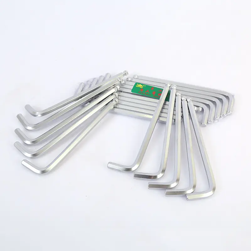 Manufacturer Wholesale Qinggong Medium-Length Ball Head Hexagonal Wrench Metric Inner Hexagonal Top Wire Hardware Tool Matching Wrench