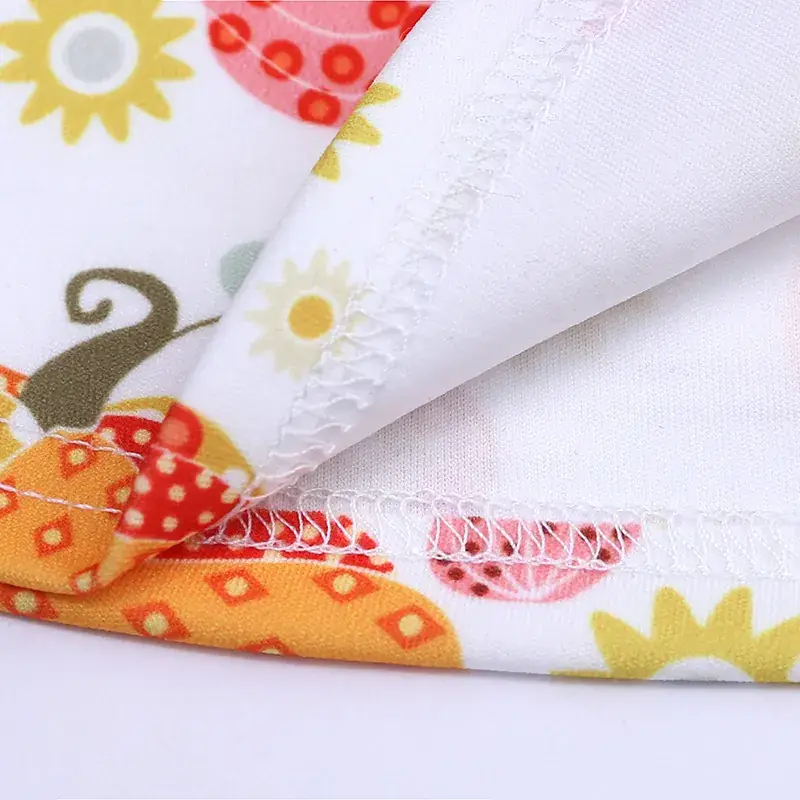 New Girls Thanksgiving 1st Set Cotton Round Neck Short Skirt Suit - Image 4