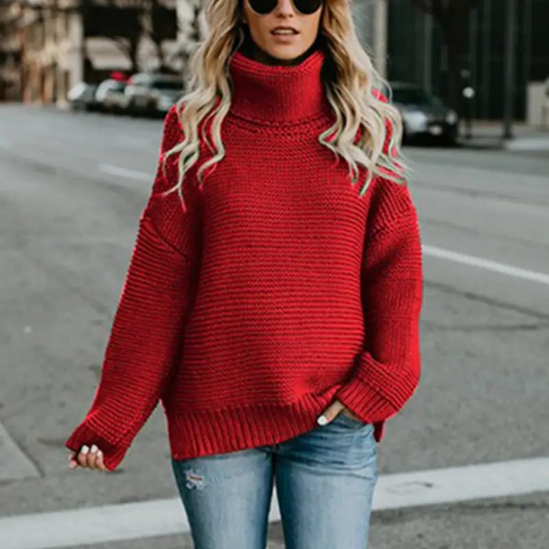 Long Sleeve Knit Turtleneck Jacket for Women 2025 - Image 3