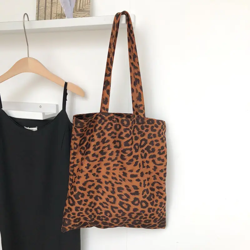 Leopard Print Large Women's Tote Bag - Image 2