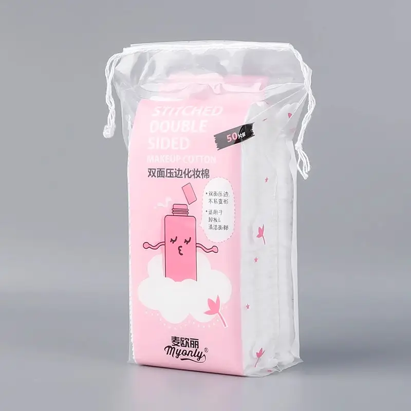 Maiouli Pressed Edge Makeup Remover Pads 50pcs - Image 3