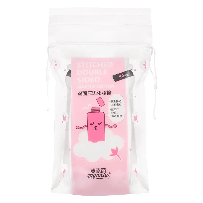 Maiouli Pressed Edge Makeup Remover Pads 50pcs - Image 6