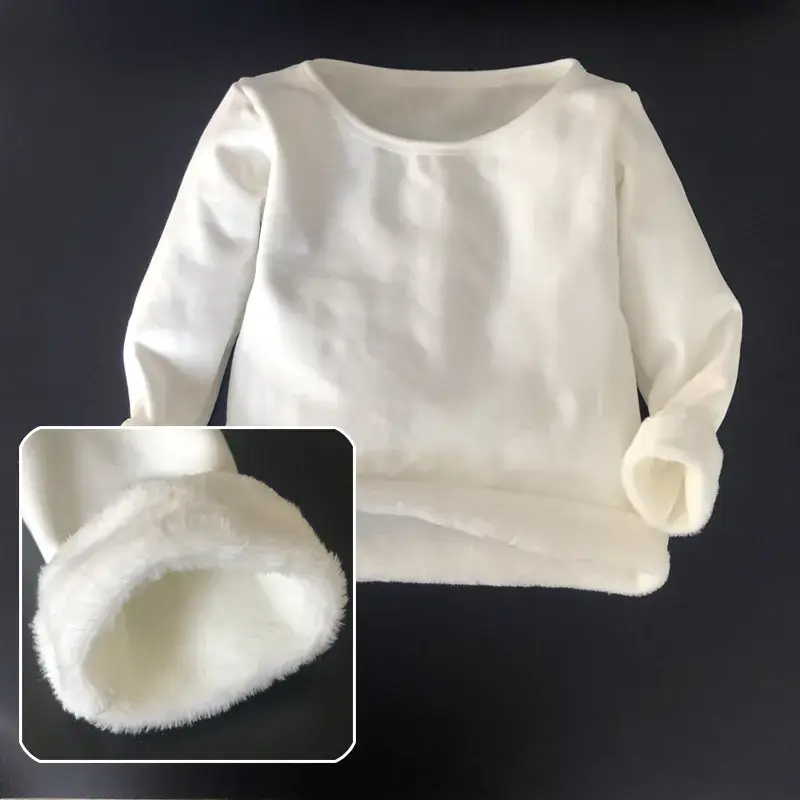 Winter Kids Fleece Dance Top with Boot Set