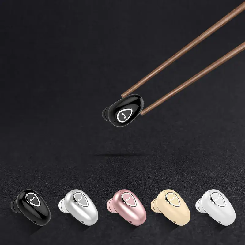 Pink Bluetooth Headset YX06 Wireless In-Ear Mini Sports Invisible - Image 13