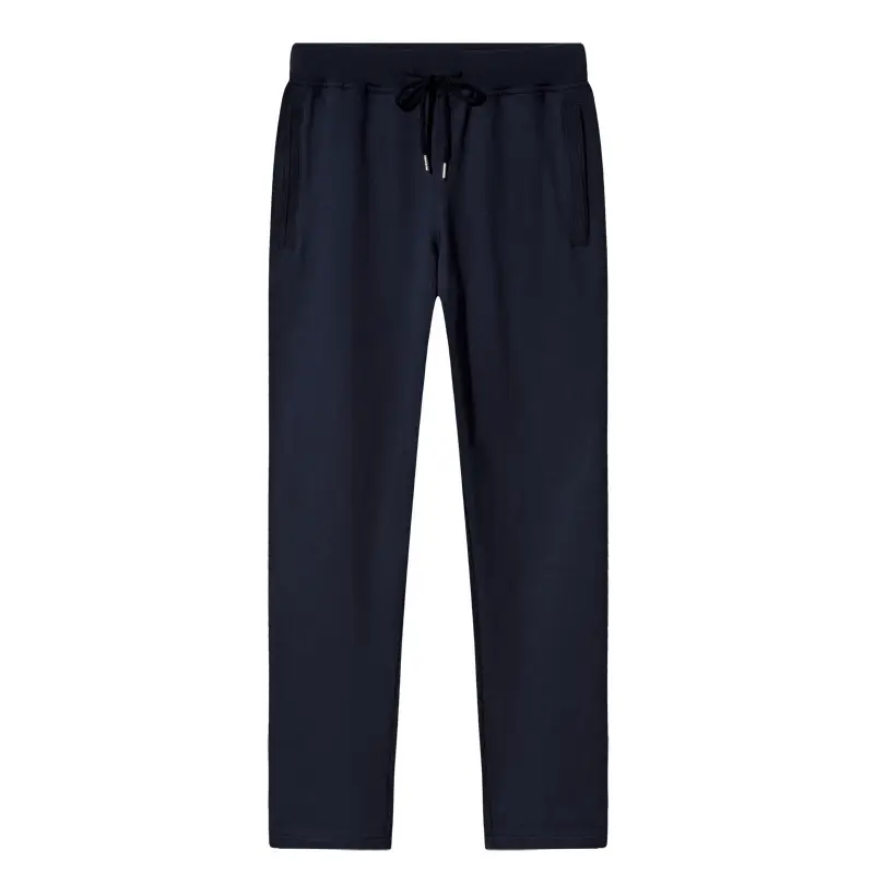 Black Cotton Loose Fit Plus Size Pants for Men - Image 6