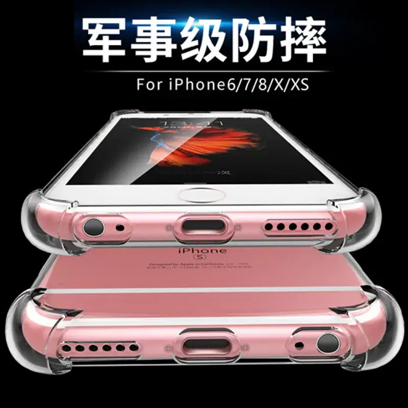Apple iPhone 14 Transparent Anti-Fall Case - Image 4