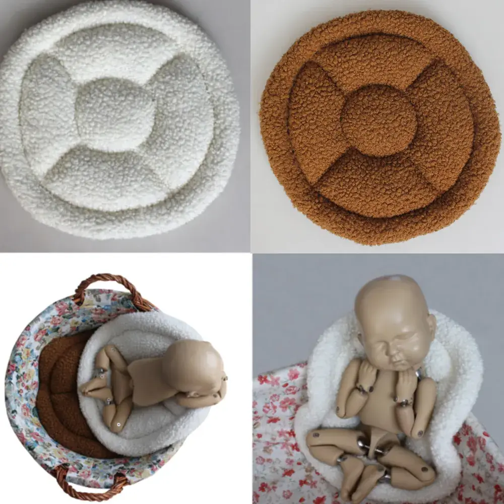 Copper Baby Photography Mat Pillow for Newborns — feature 2