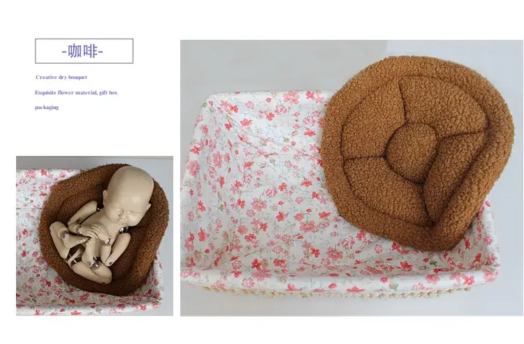 Copper Baby Photography Mat Pillow for Newborns — feature 4
