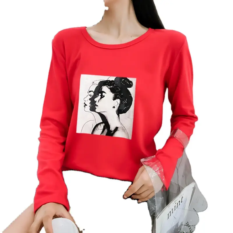 2025 Korean Style Long Sleeve T-Shirt for Women - Image 11
