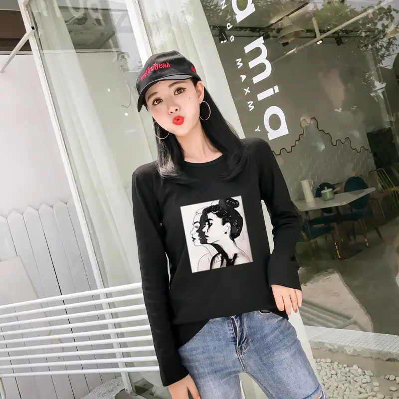 2025 Korean Style Long Sleeve T-Shirt for Women — feature 14