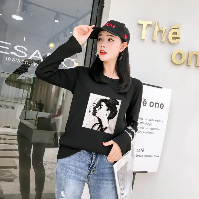 2025 Korean Style Long Sleeve T-Shirt for Women — feature 16