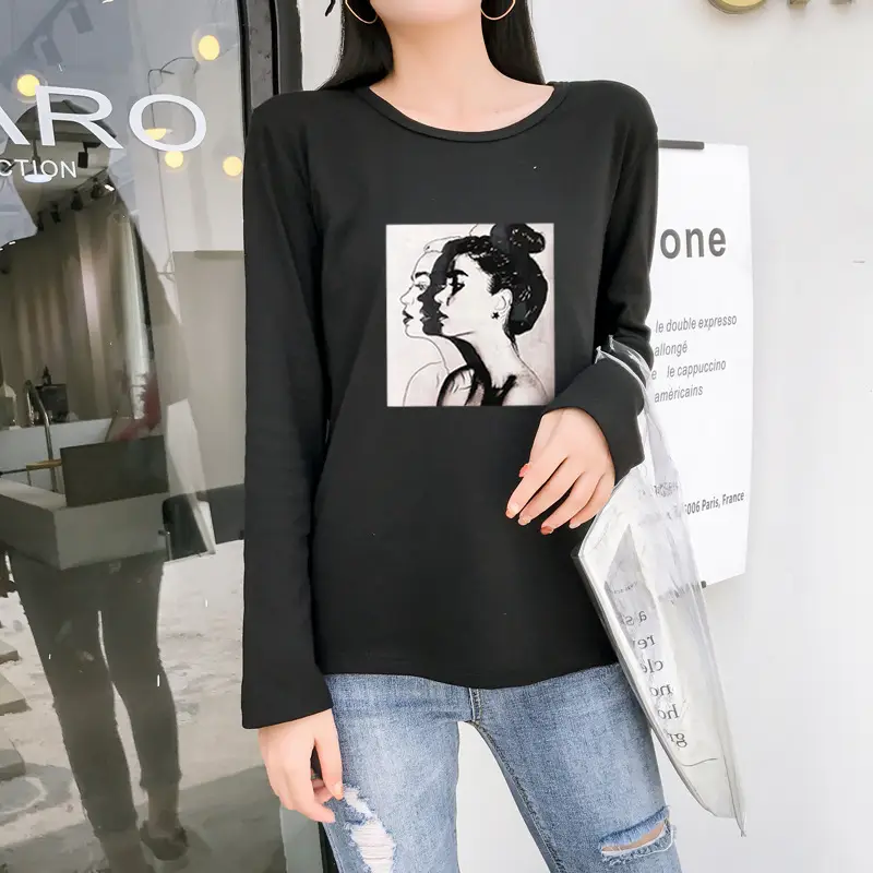 2025 Korean Style Long Sleeve T-Shirt for Women — feature 17